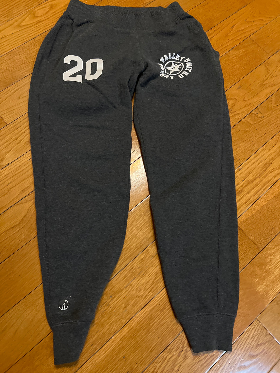 HOLLOWAY JOGGERS-GRAY LEHIGH VALLEY UNITED - size Junior Girls XS (0-1)