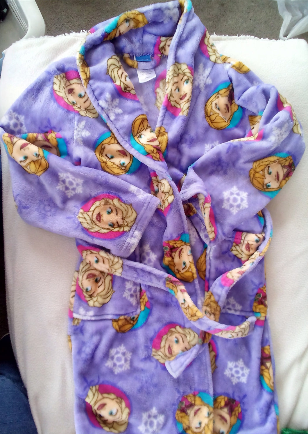 Disney fleece robe Frozen, purple - size Kids 10