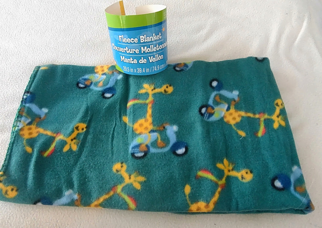 Fleece et 29.5inx 39.4in. NEW. Giraffes on