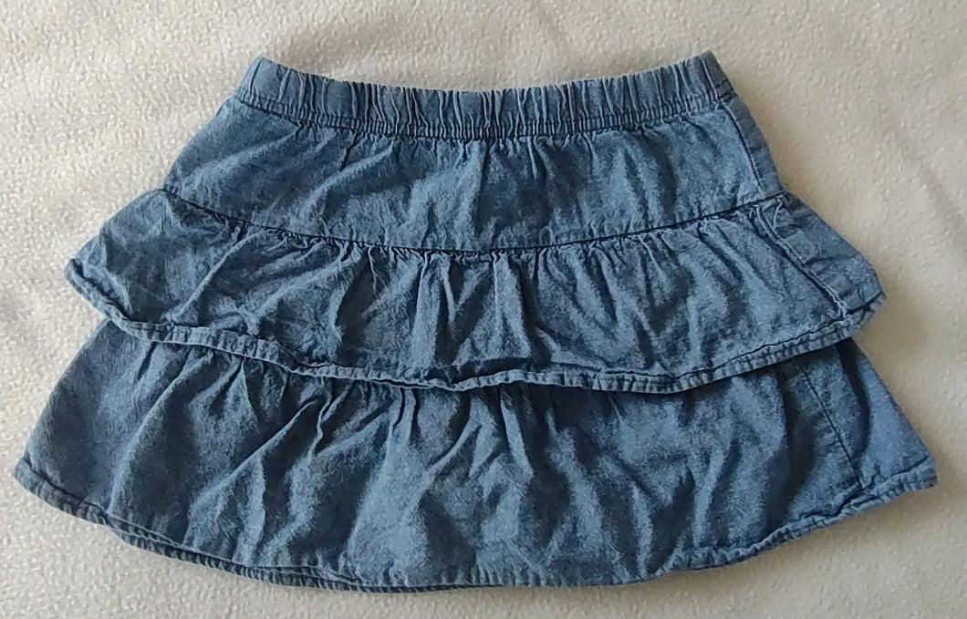 Faded Glory light denim skort. - size Kids 6