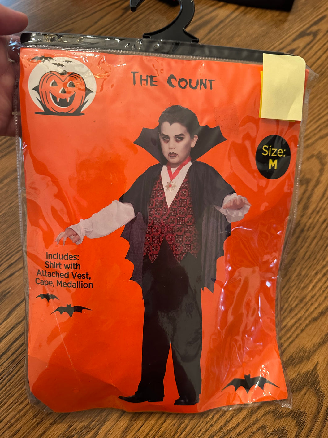 The count Shirt, vest, cape - size Kids 8