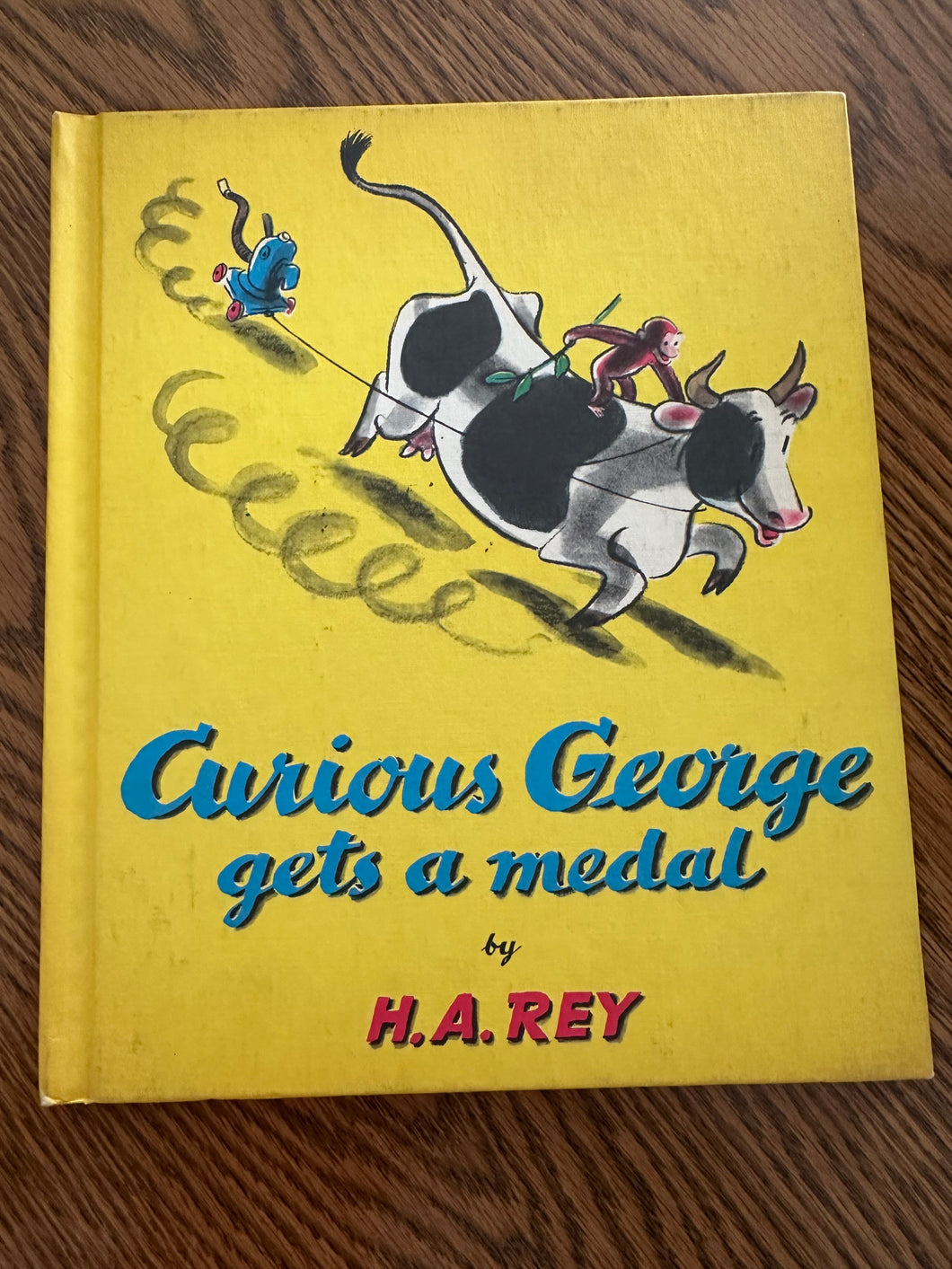 Curious George gets a medal