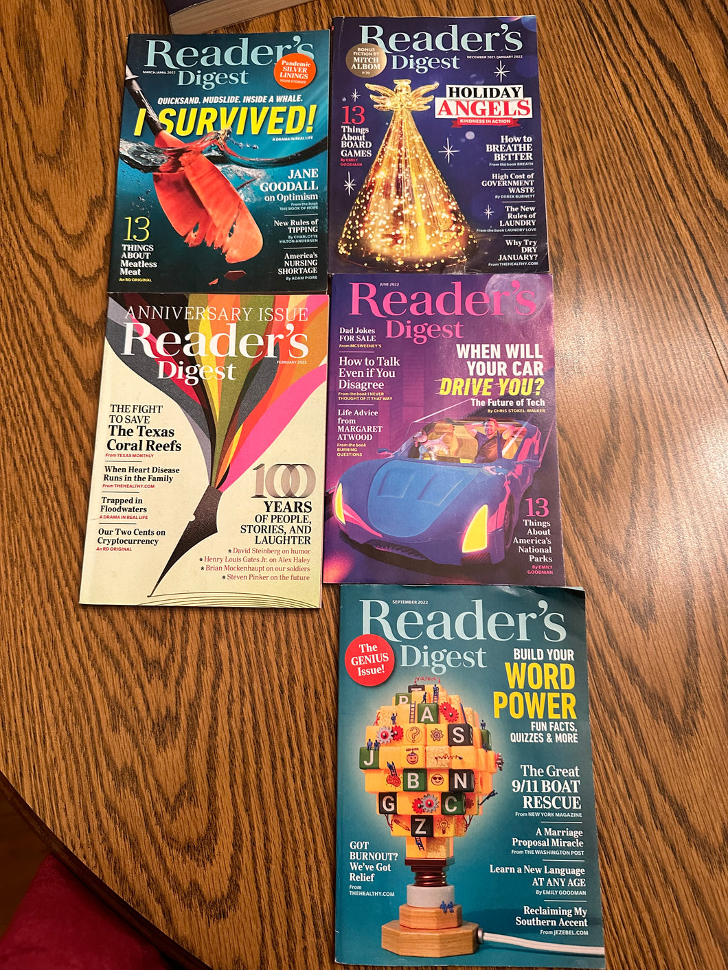 Reader's Digest 5 magazines