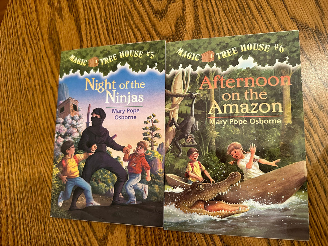 Magic Tree House book #5 and #6