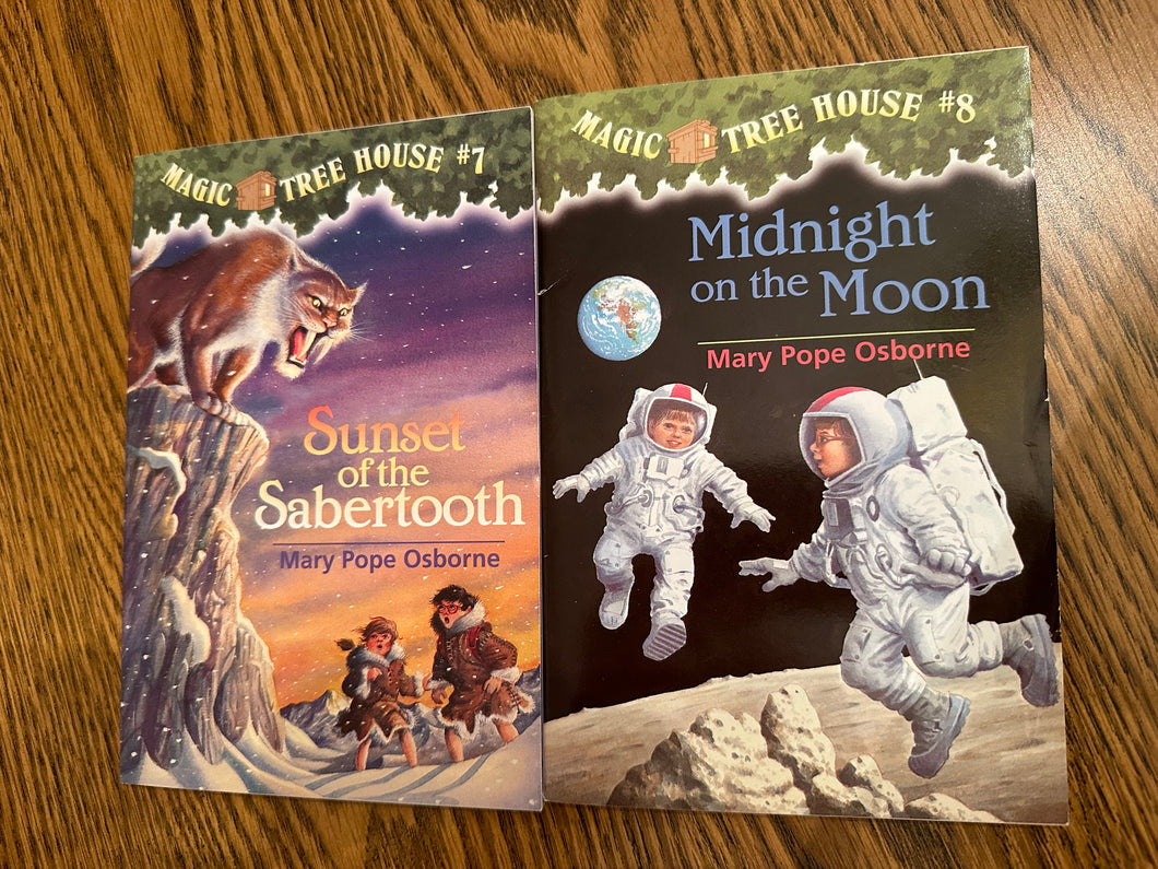 Magic Tree House book #7 and #8