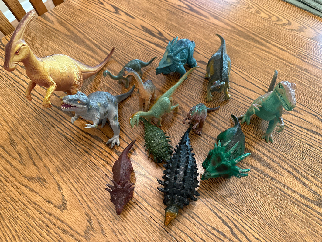 13 dinosaurs