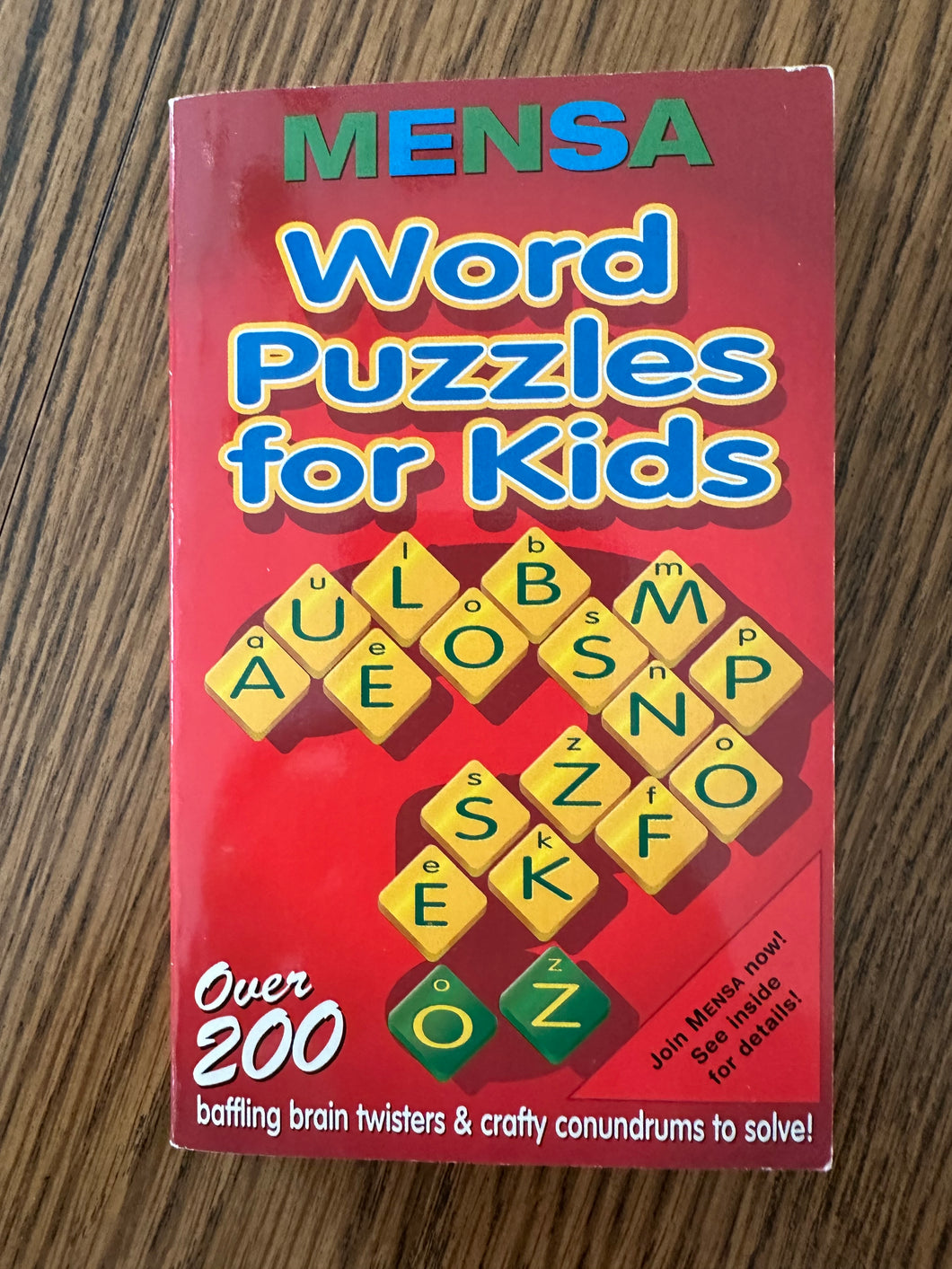Mensa Word Puzzles kids