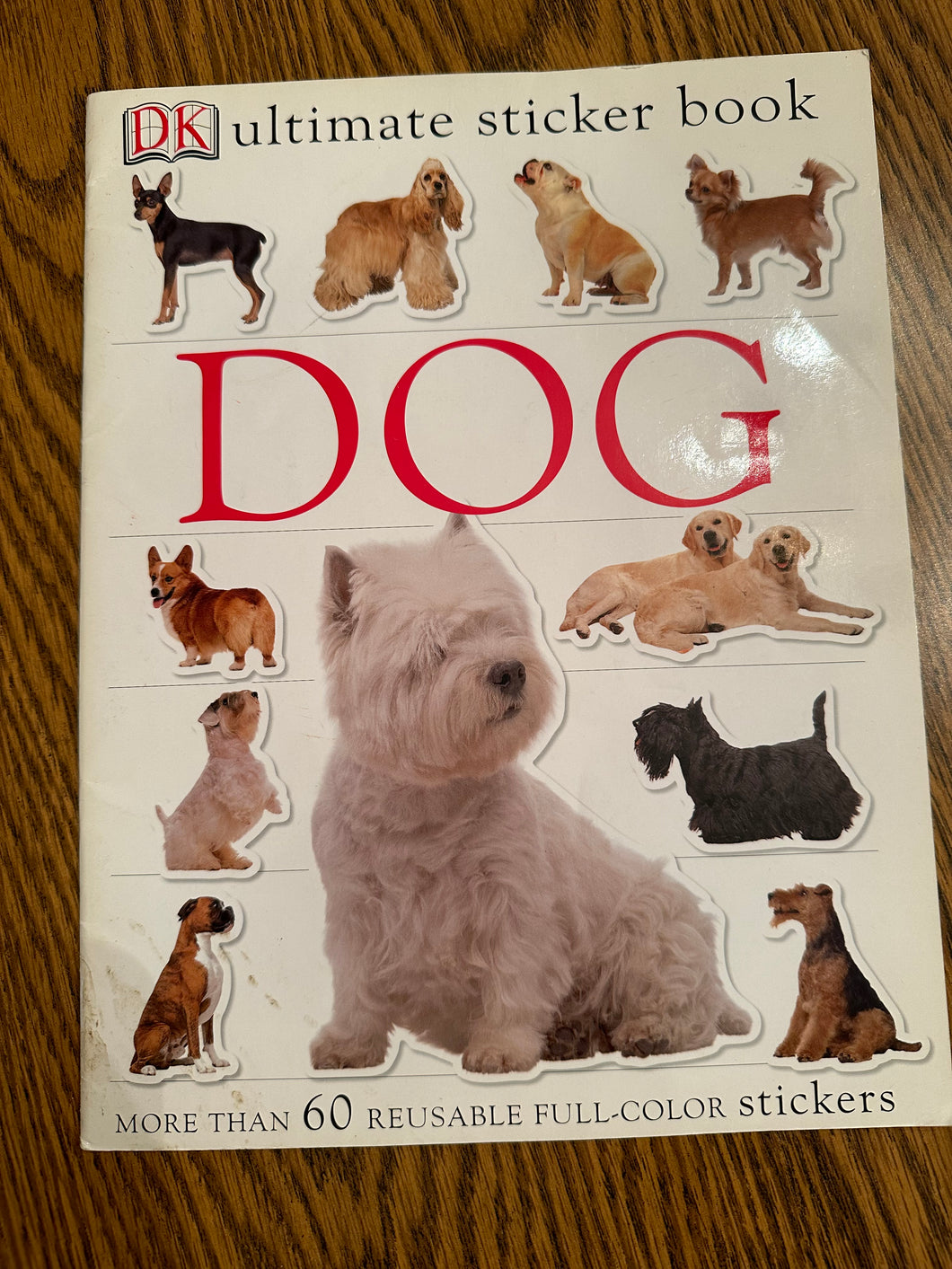 Dog sticker book