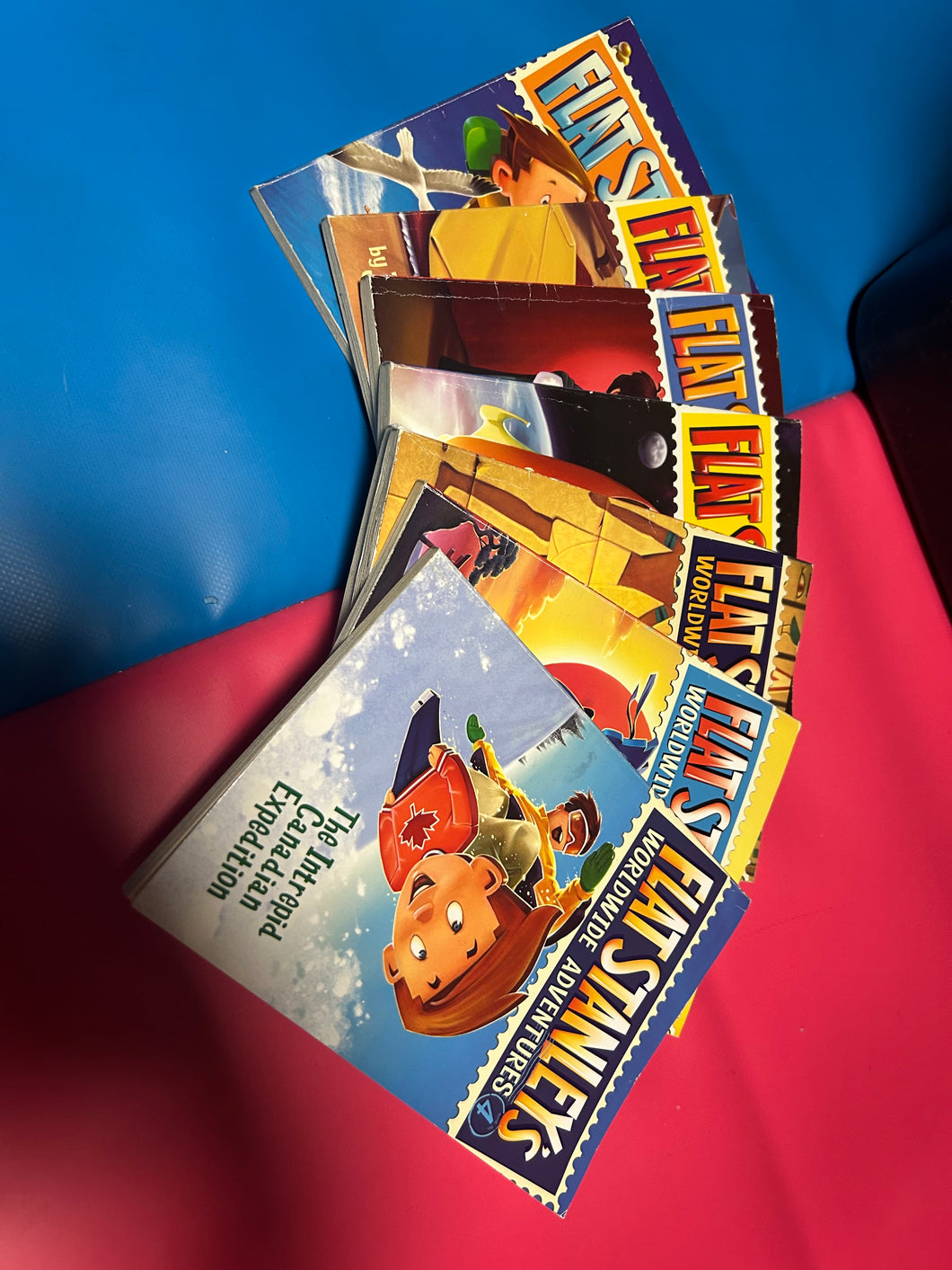 Set of 8 Flat Stanley books