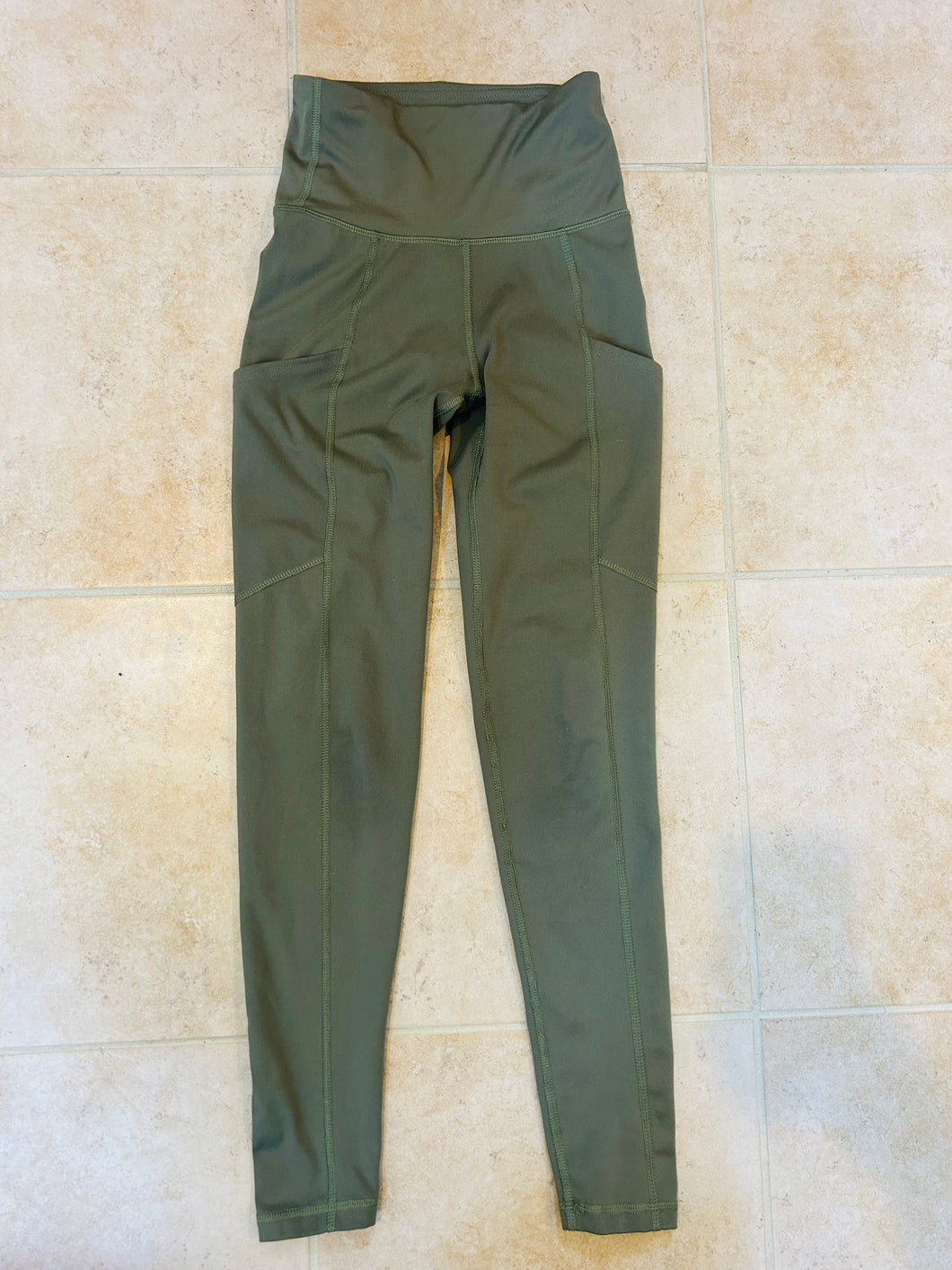 American Eagle XXS Olive green Pocket pant - size Junior Girls XS (0-1)