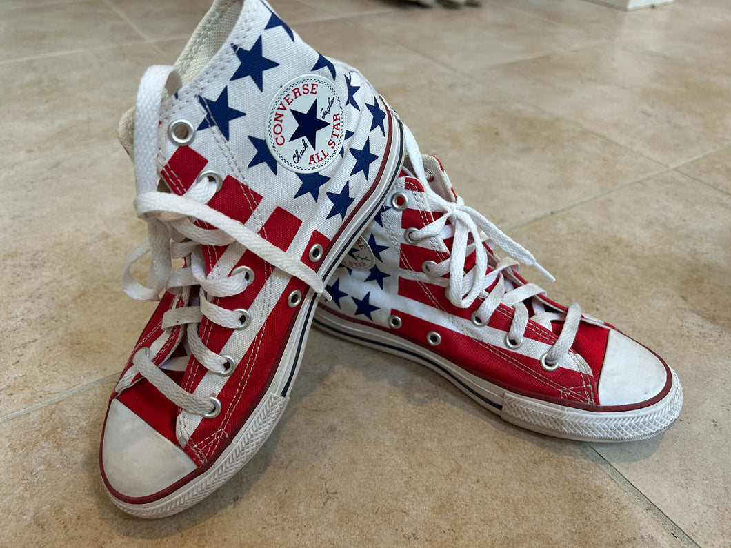 Converse All-Star high Top Red white and blue - size Shoes-youth  2