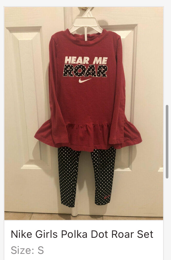 Nike Hear Me Roar set Size Small - size 5T/5