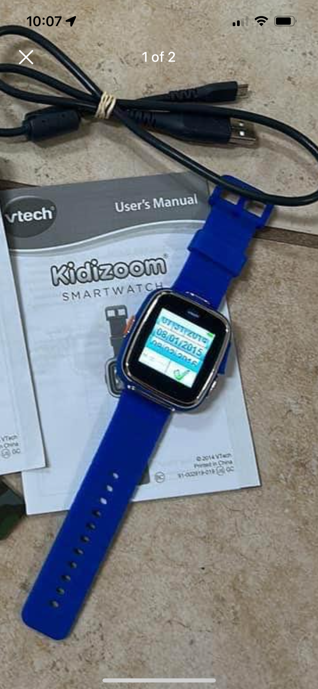 Vtech blue kidizoom Smart watches