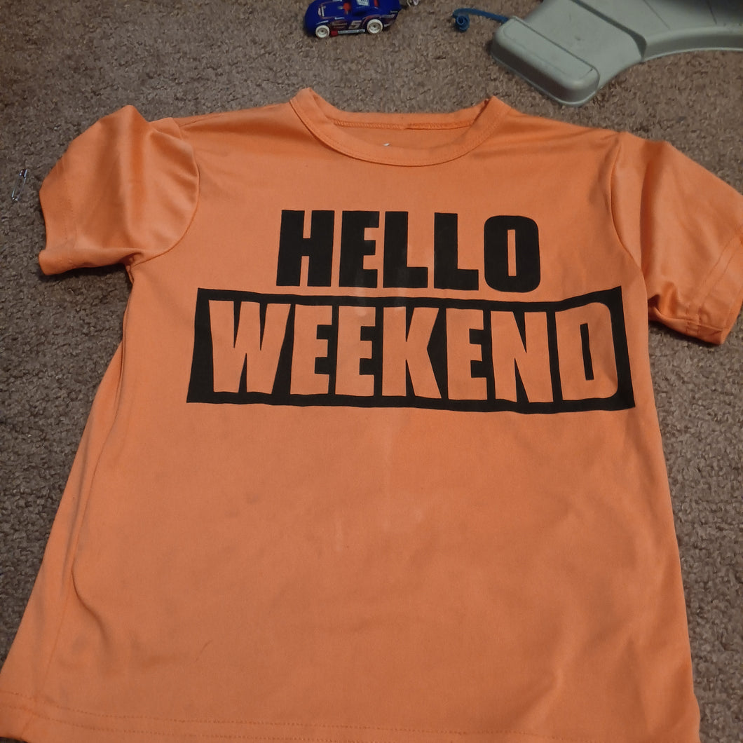 Hello weekend - size 4T/4