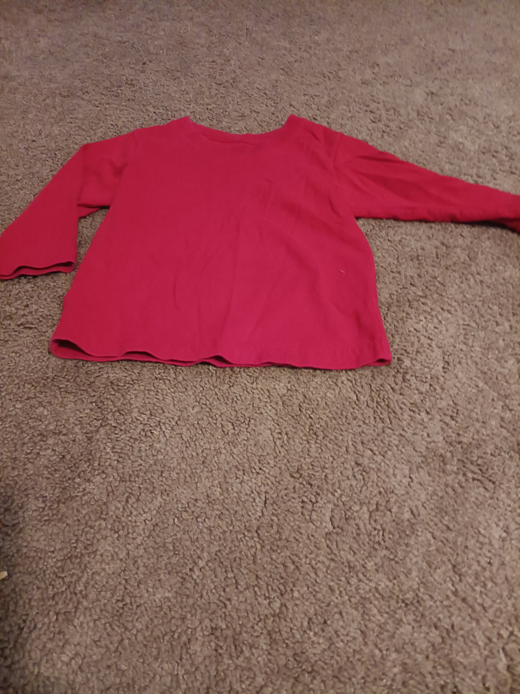 Long-sleeved shirt Red - size 3-6 Months