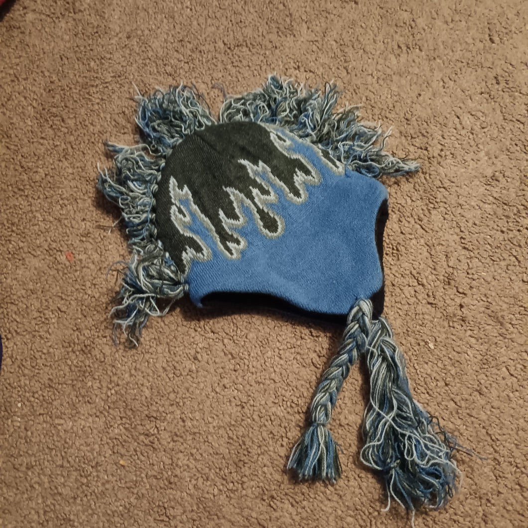 3r snow hat Blue flame
