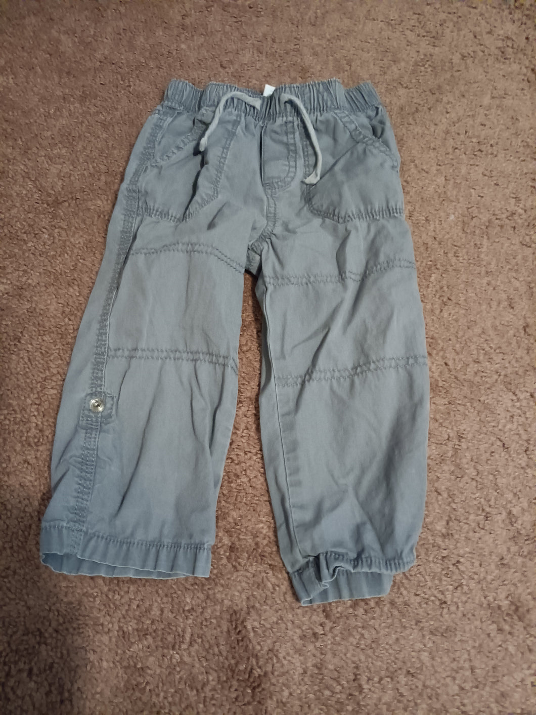 Pants Grey cargo - size 18 Months