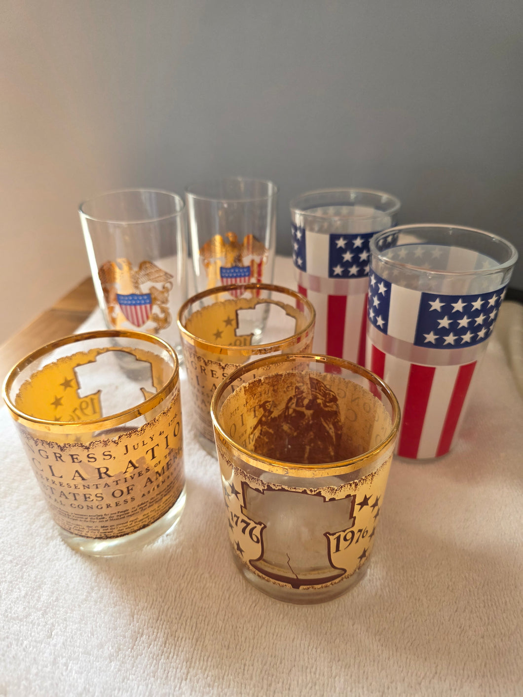 Patriotic Glasses-7 Smoke-Free Home