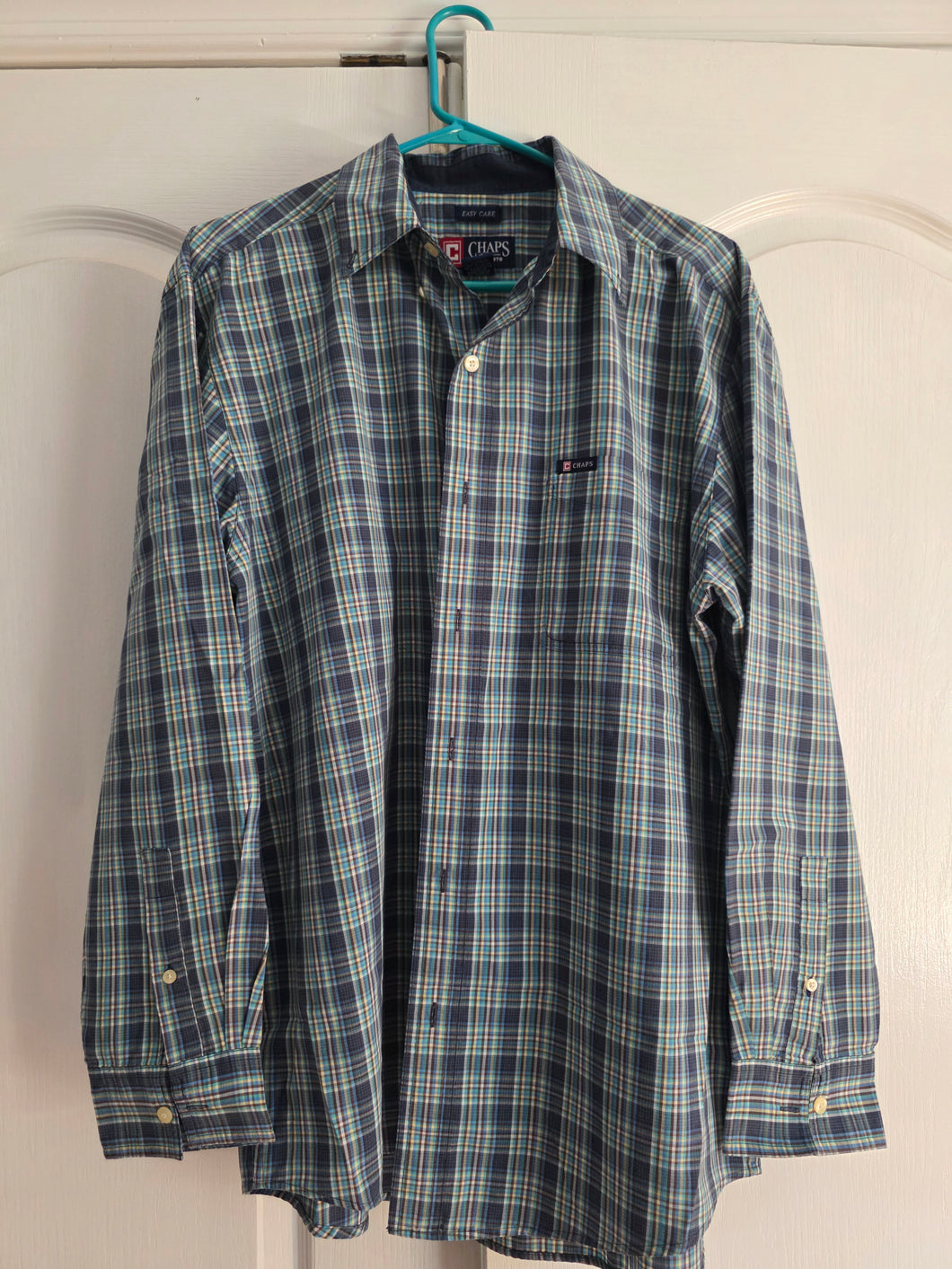Chaps Shirt Smoke-Free Home - size Mens L