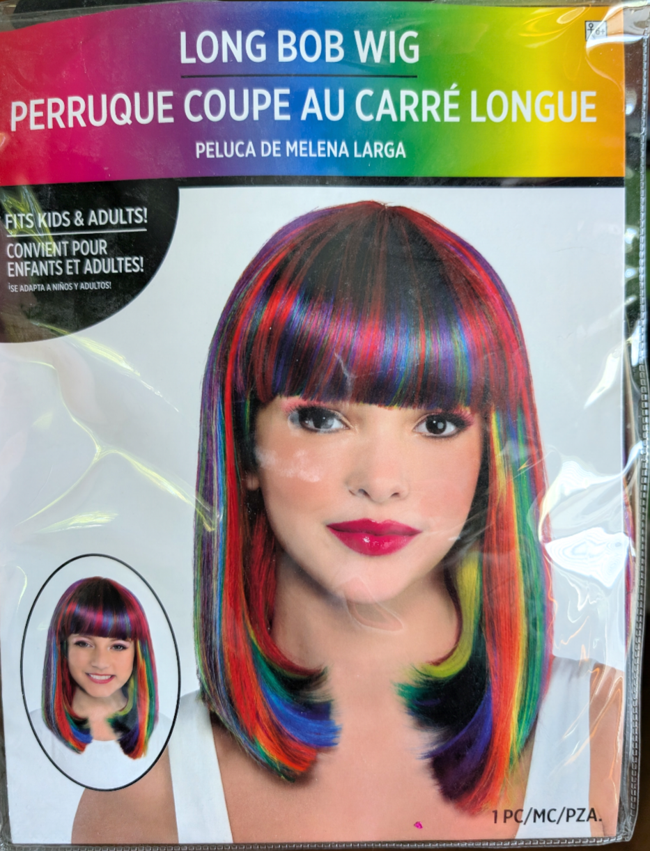 BRAND NEW Rainbow HALLOWEEN WIG