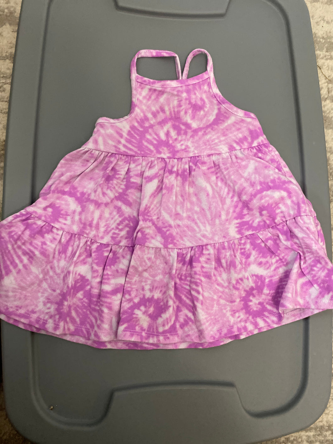 Pink Tye Dyed Dress Sleeveless - size 12 Months