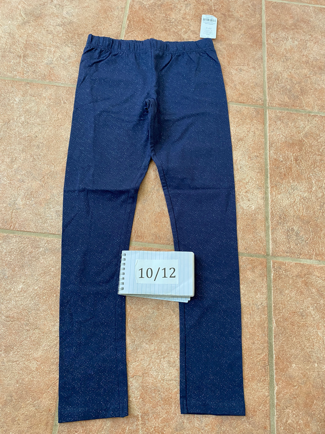G NEW navy shimmer pants sz 10/12 - size Kids 10