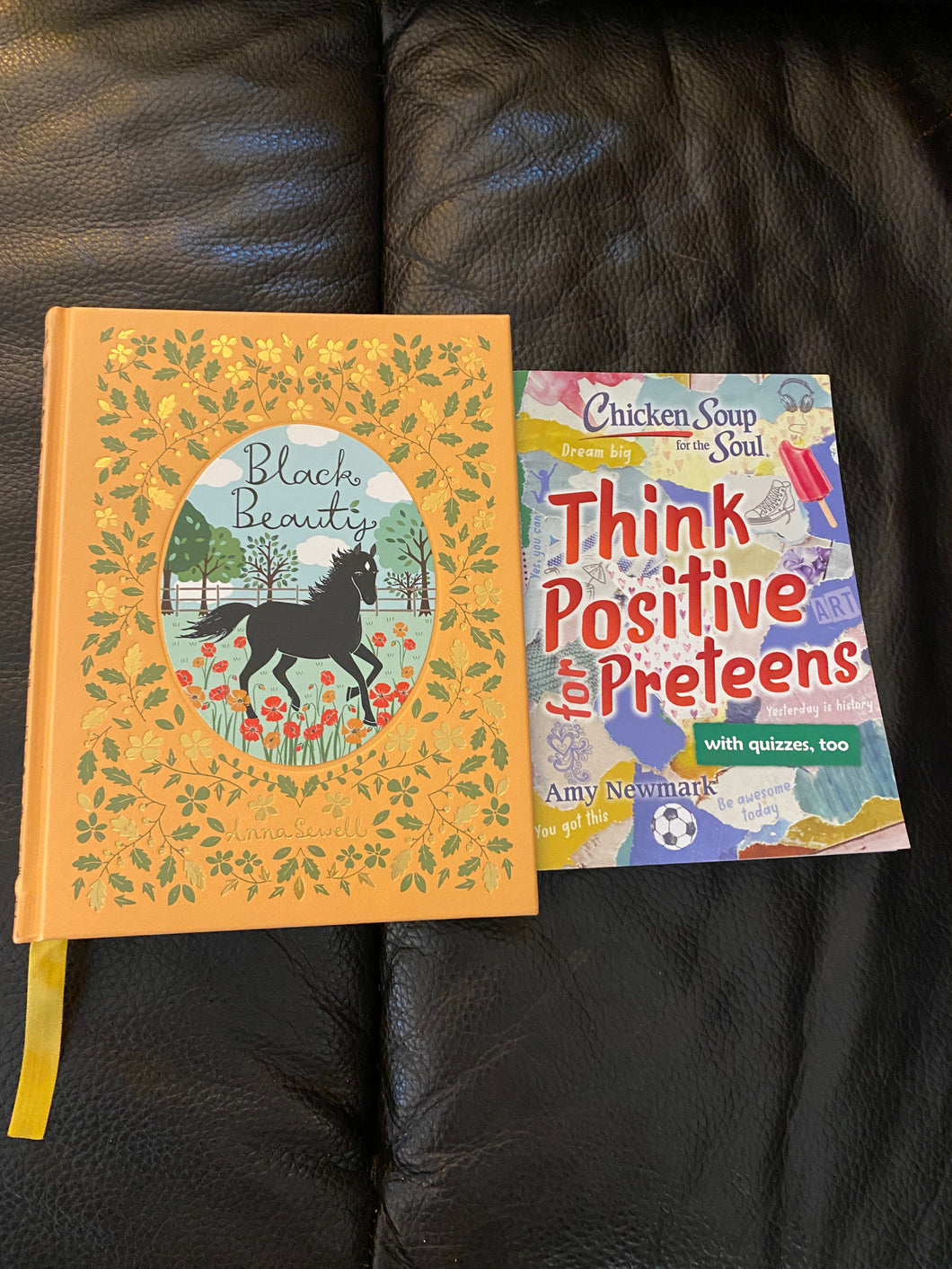 2 books- Black Beauty & Think Positive for Teens