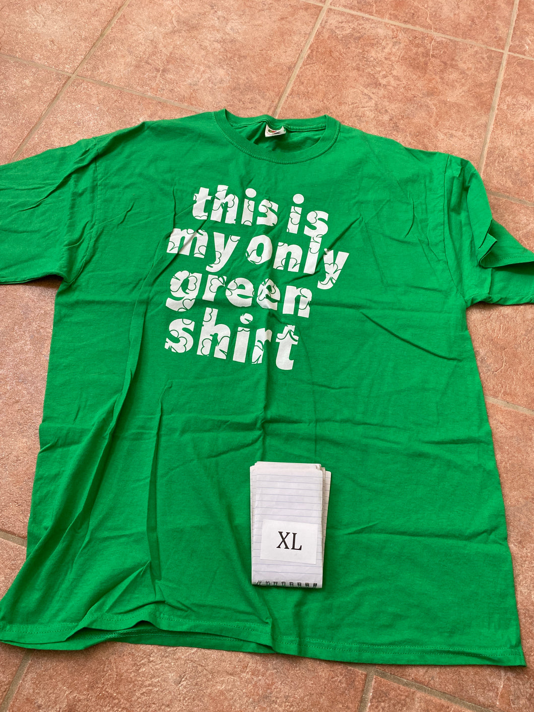 Unisex St Pats Day ss - size Mens XL