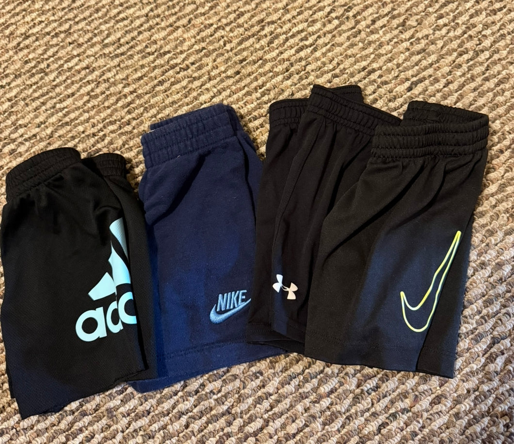 4 name brand shorts - size 18 Months