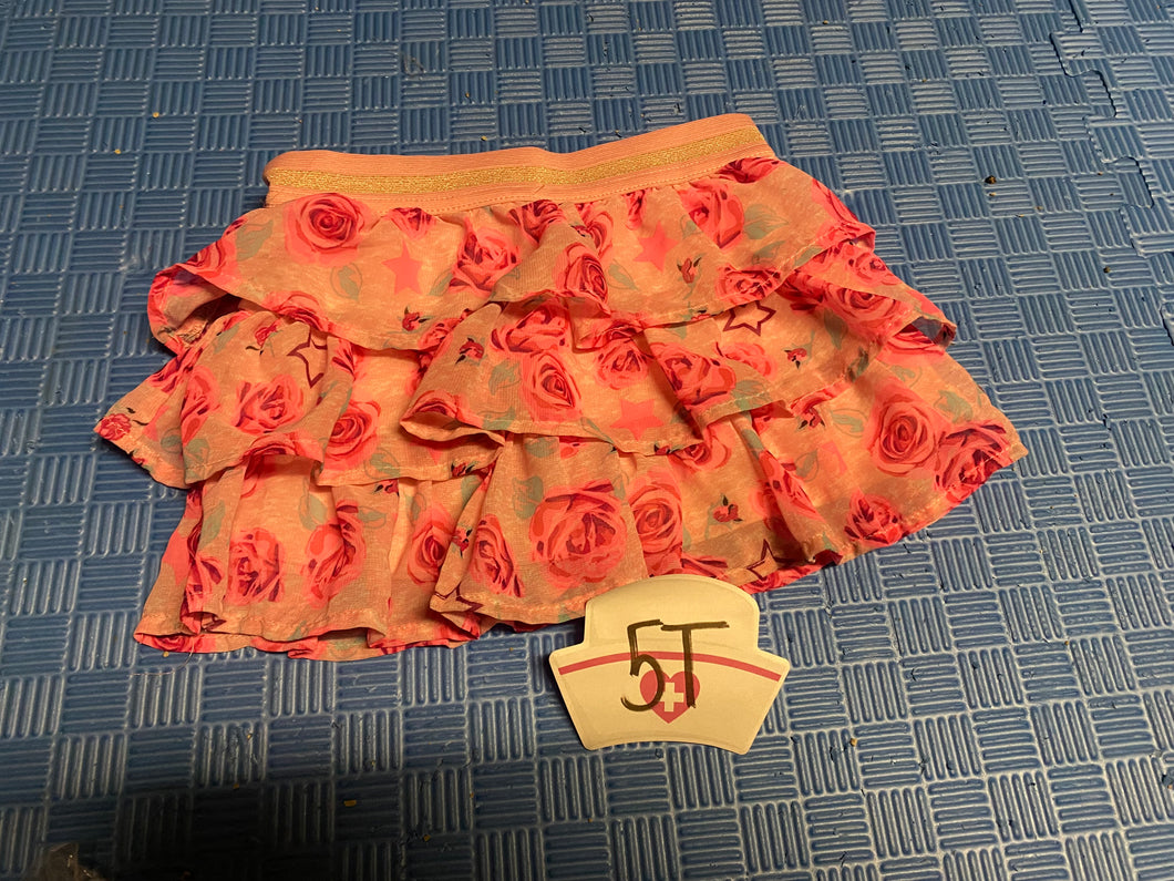 floral skirt - size 5T/5
