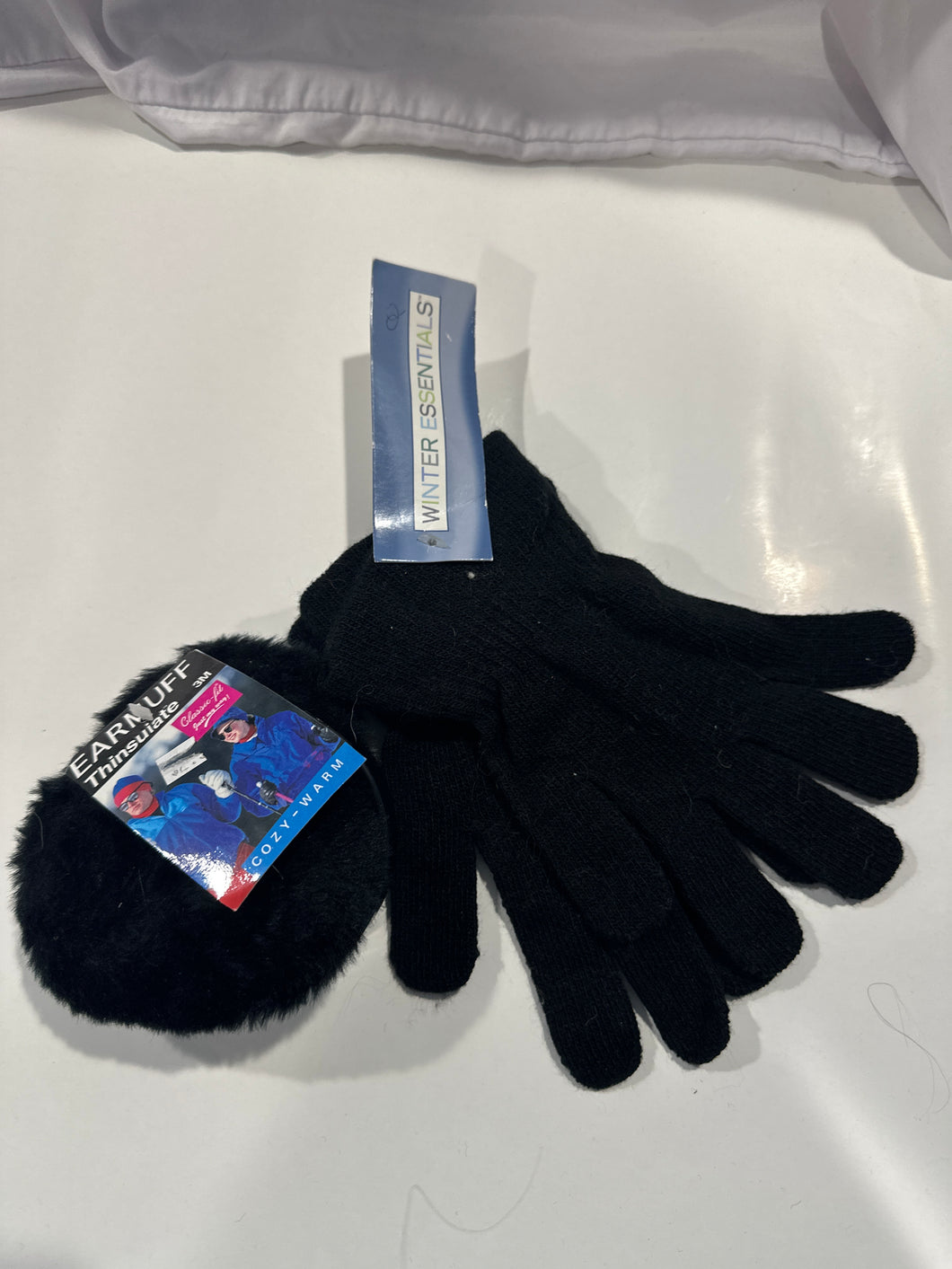 New  earmuff and gloves
