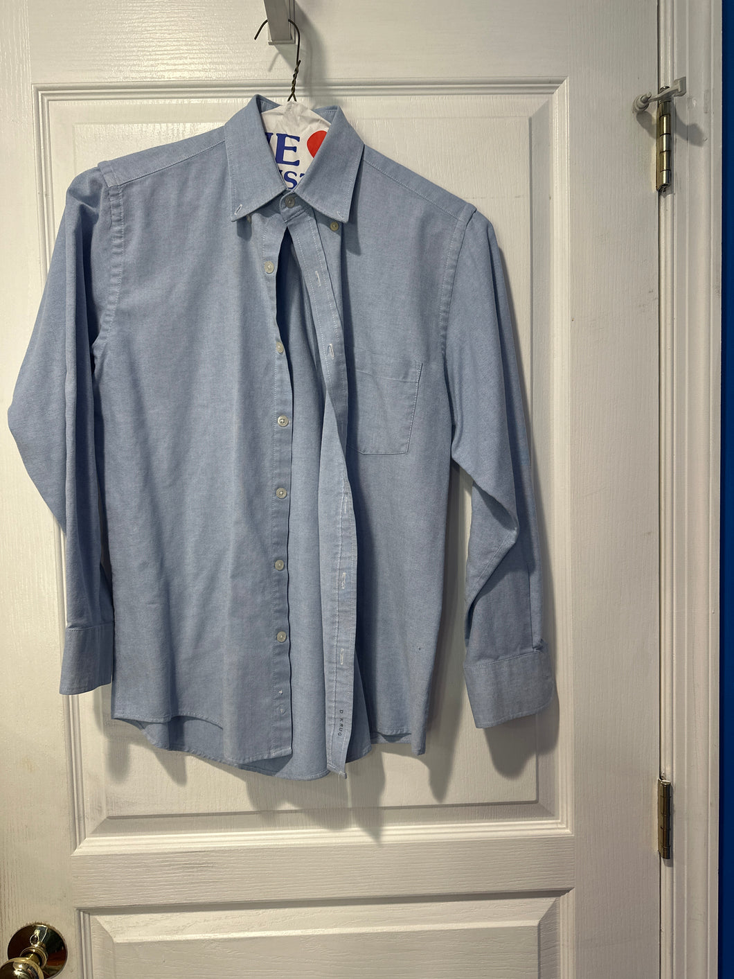 Blue Flynn O'Hara long Sleeve button down - size Mens S