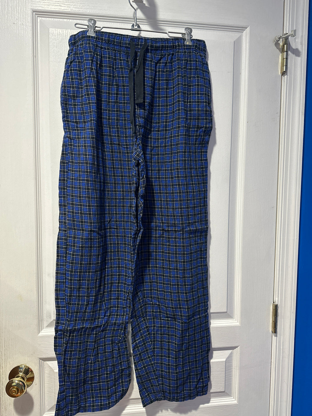 Chaps pajama pants Blue/black with pockets - size Mens M