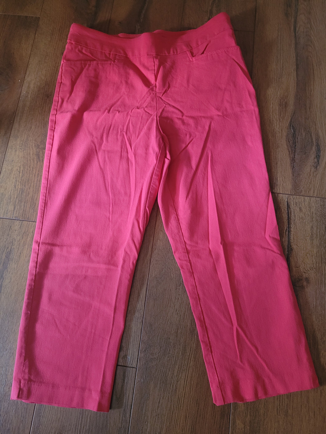George Solid Pink Capri-Elastic Waste - size Junior Girls S (3-5)