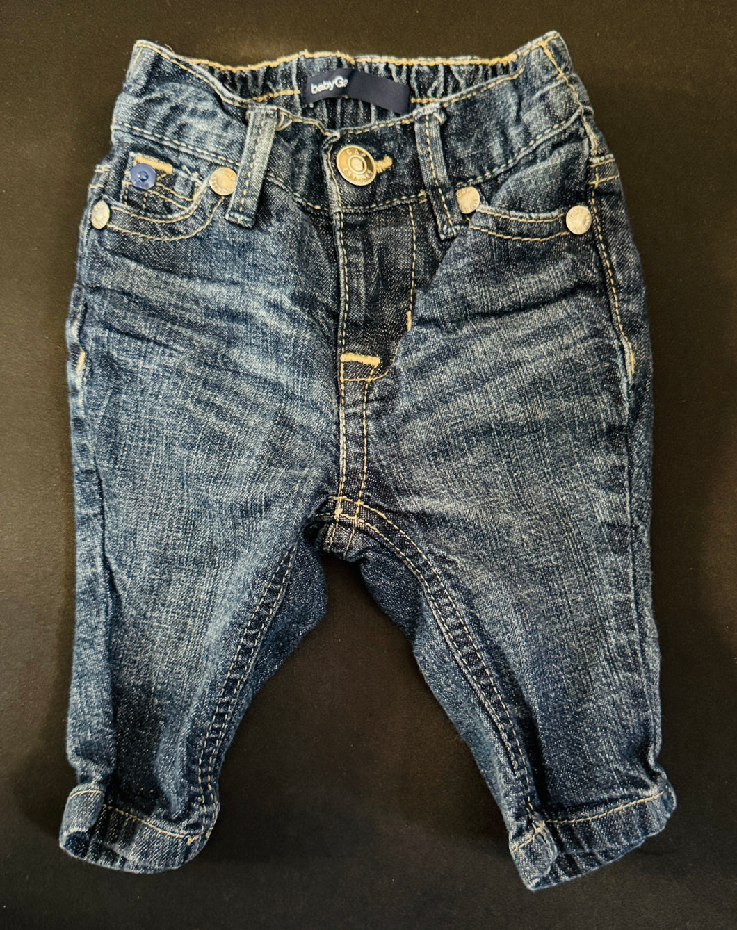 Baby GAP Jeans Stretchy Waist & Pull Up - size 0-3 Months