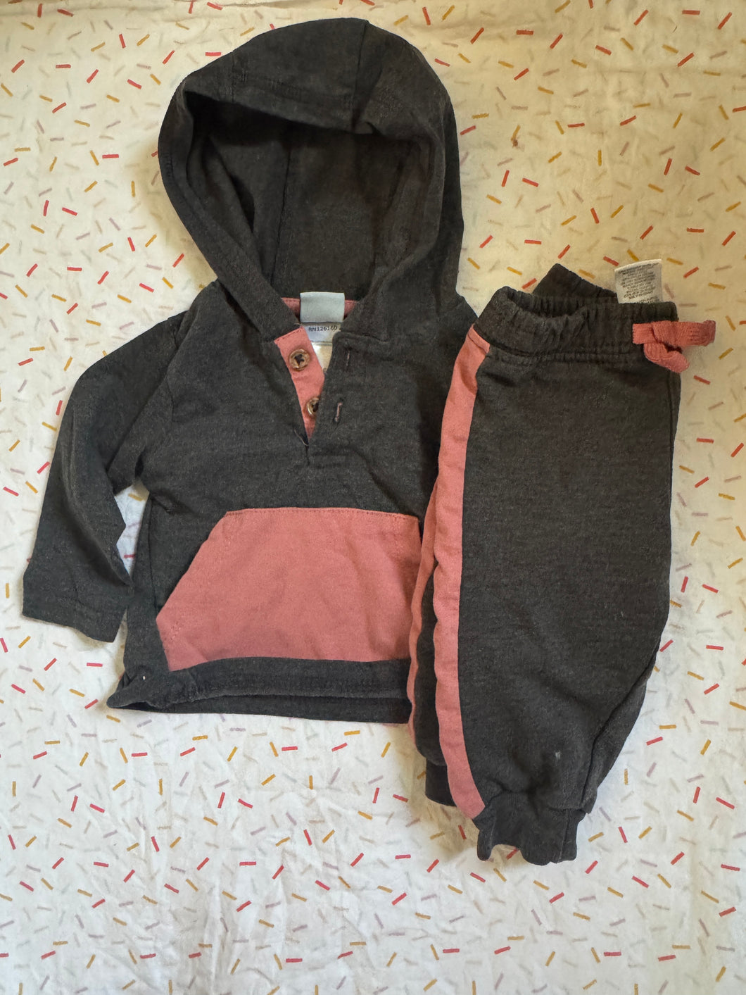 Little Lad Set Hoodie & Pants - size 3-6 Months