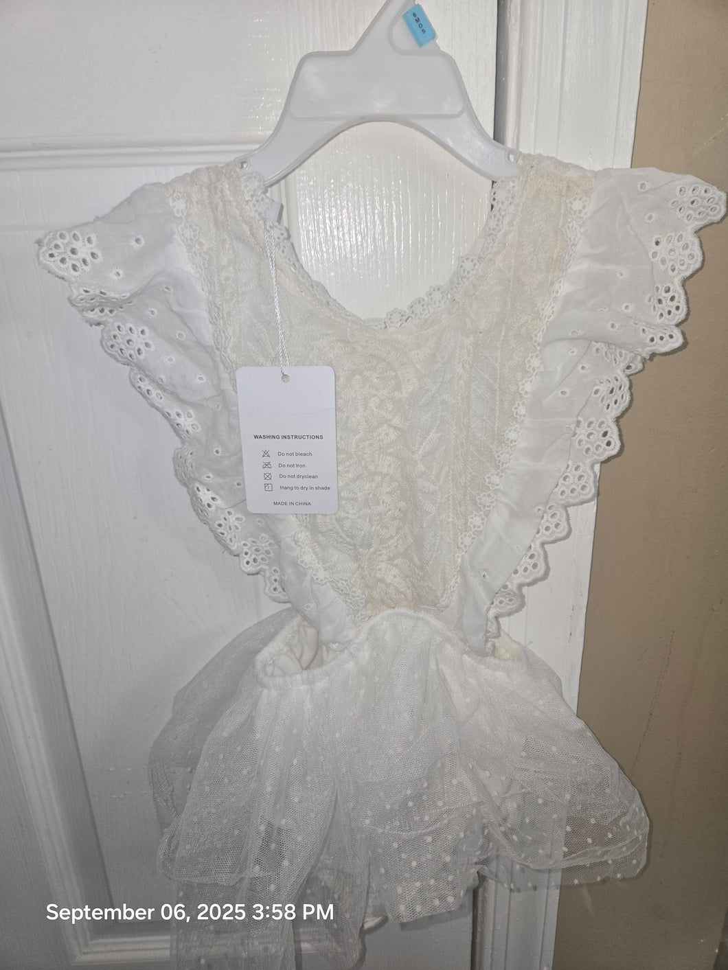 Princess Fairy Angel White Lace NWT Costume - size 18 Months