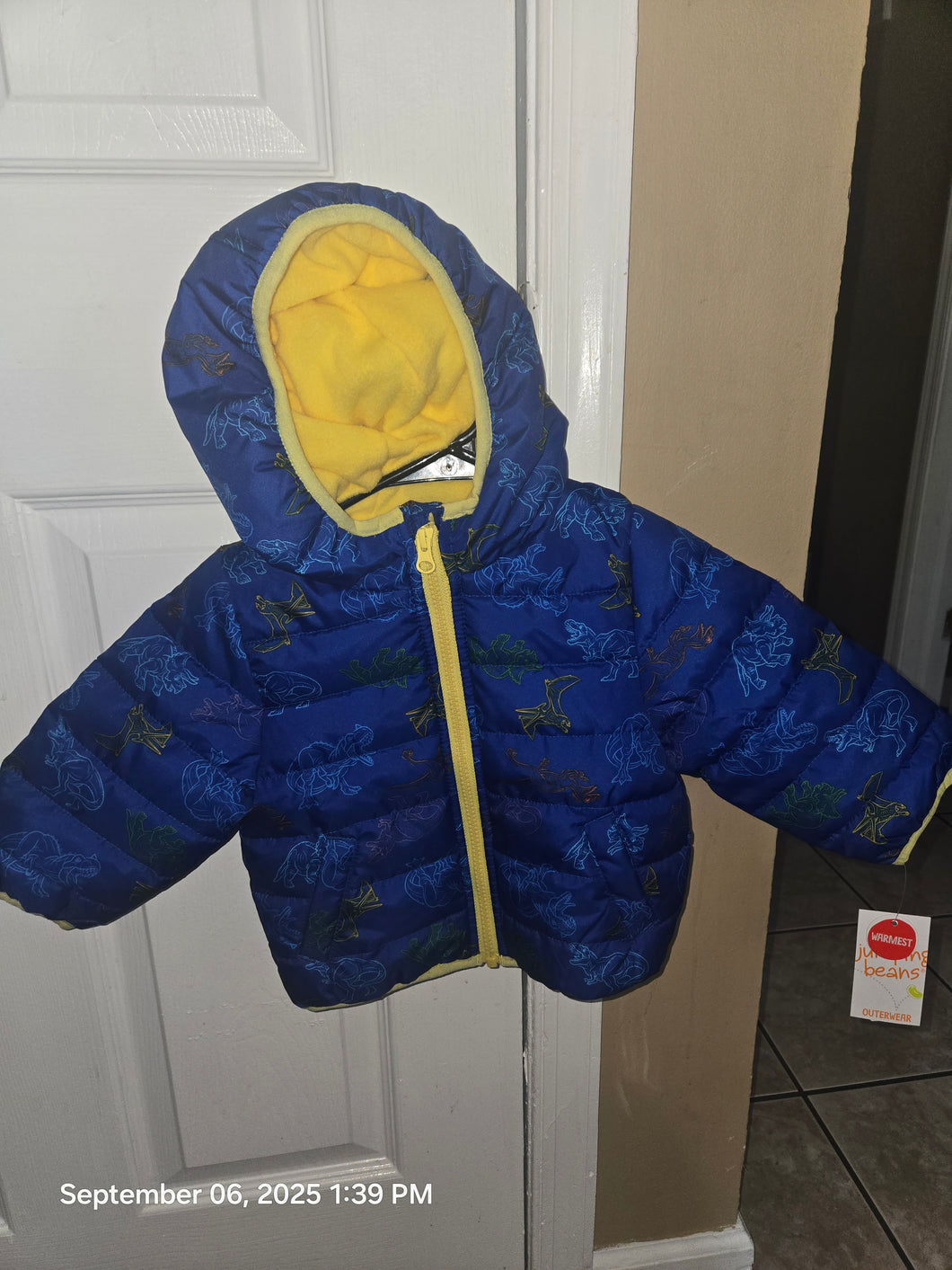 Jumping Beans Dinosaur NWT Fleece Winter Coat - size 12 Months