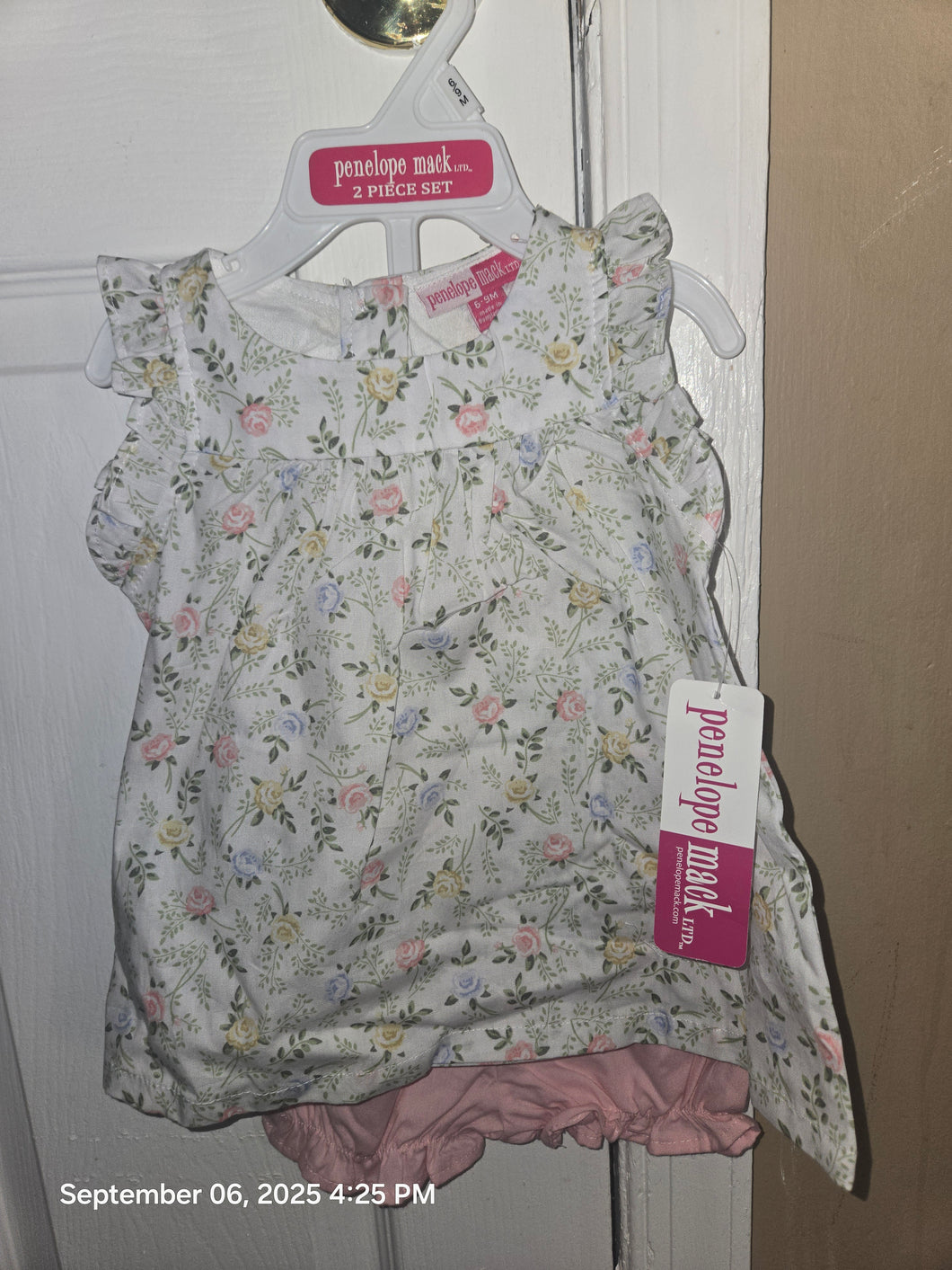 Penelope Mack 2pc NWT Summer Vaca Top Shorts - size 6-9 Months