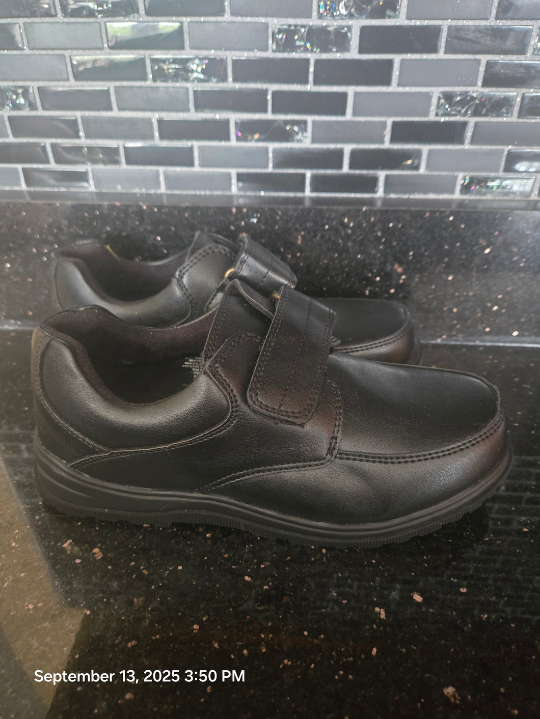 Childrens Place Uniform 3 Black Dress Shoes - size Shoes-youth  3