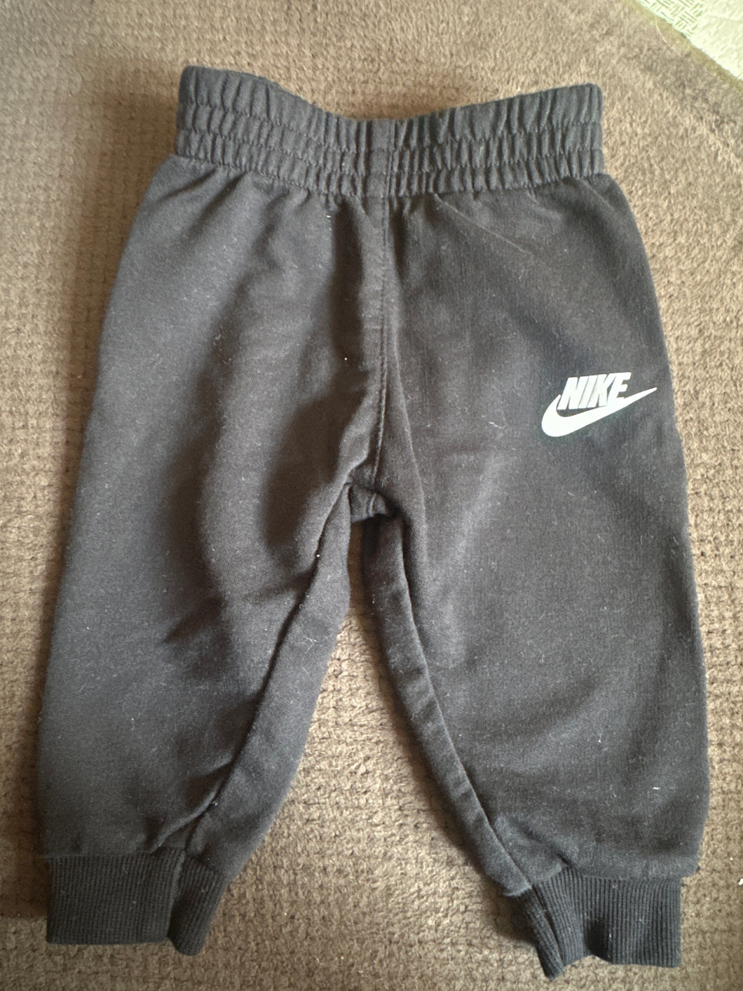 Nike black joggers - size 6 Months