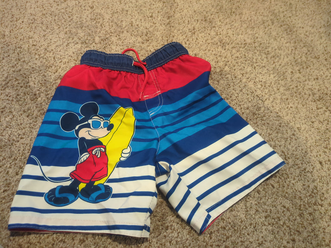 Mickey mouse swim shorts - size 4T/4