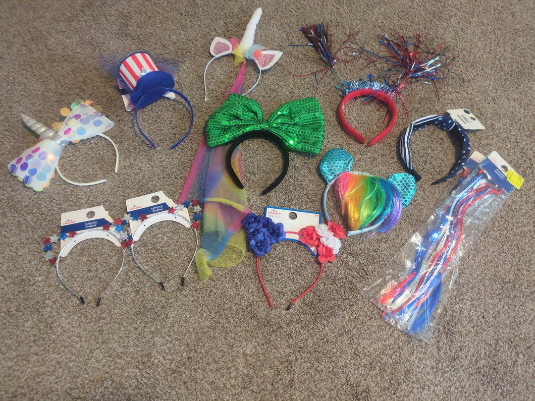 Girls headbands 12 things