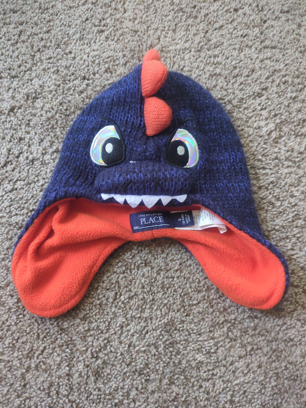 12-24m winter shark hat