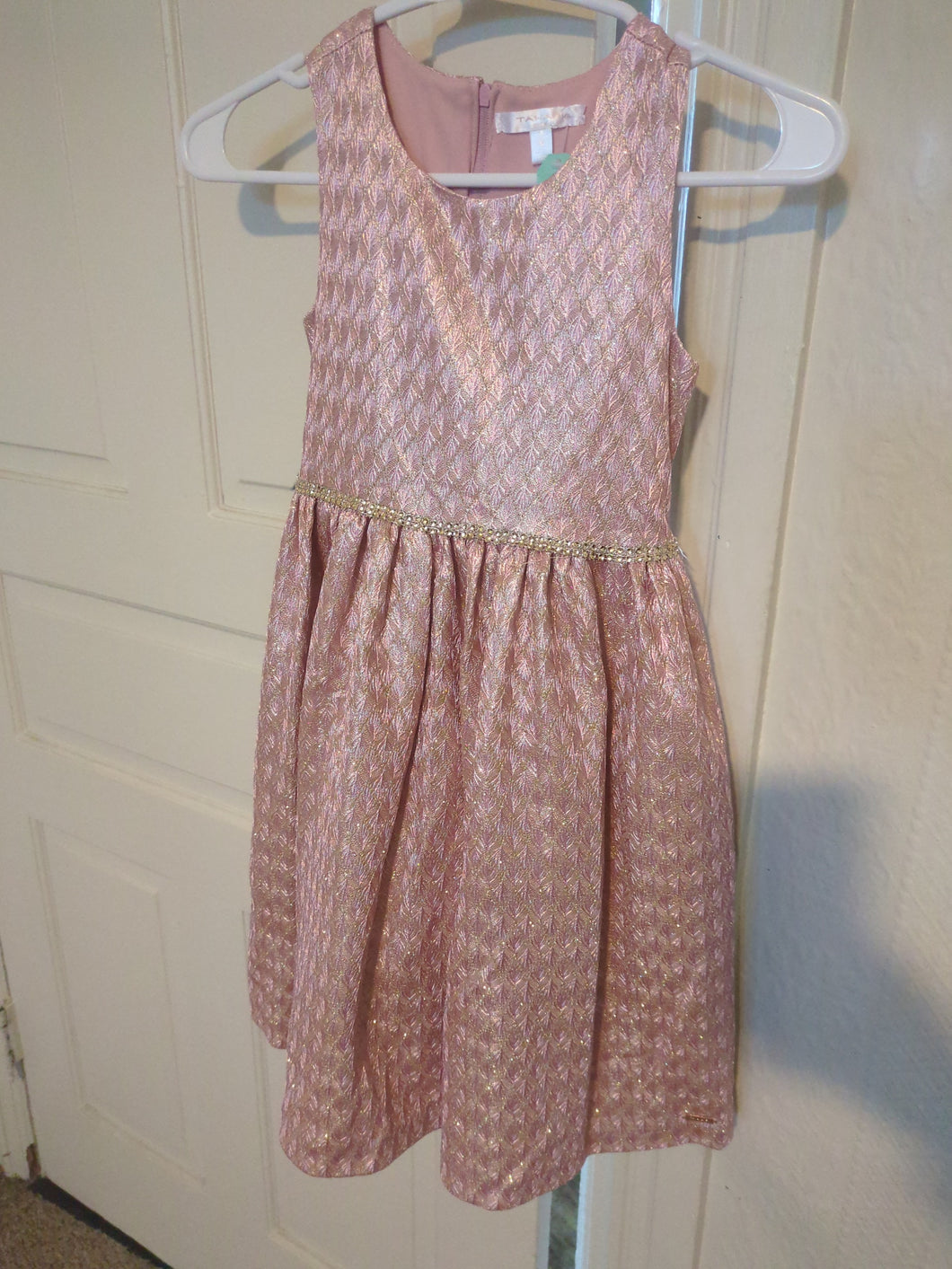 Pink and gold dress - size Kids 6