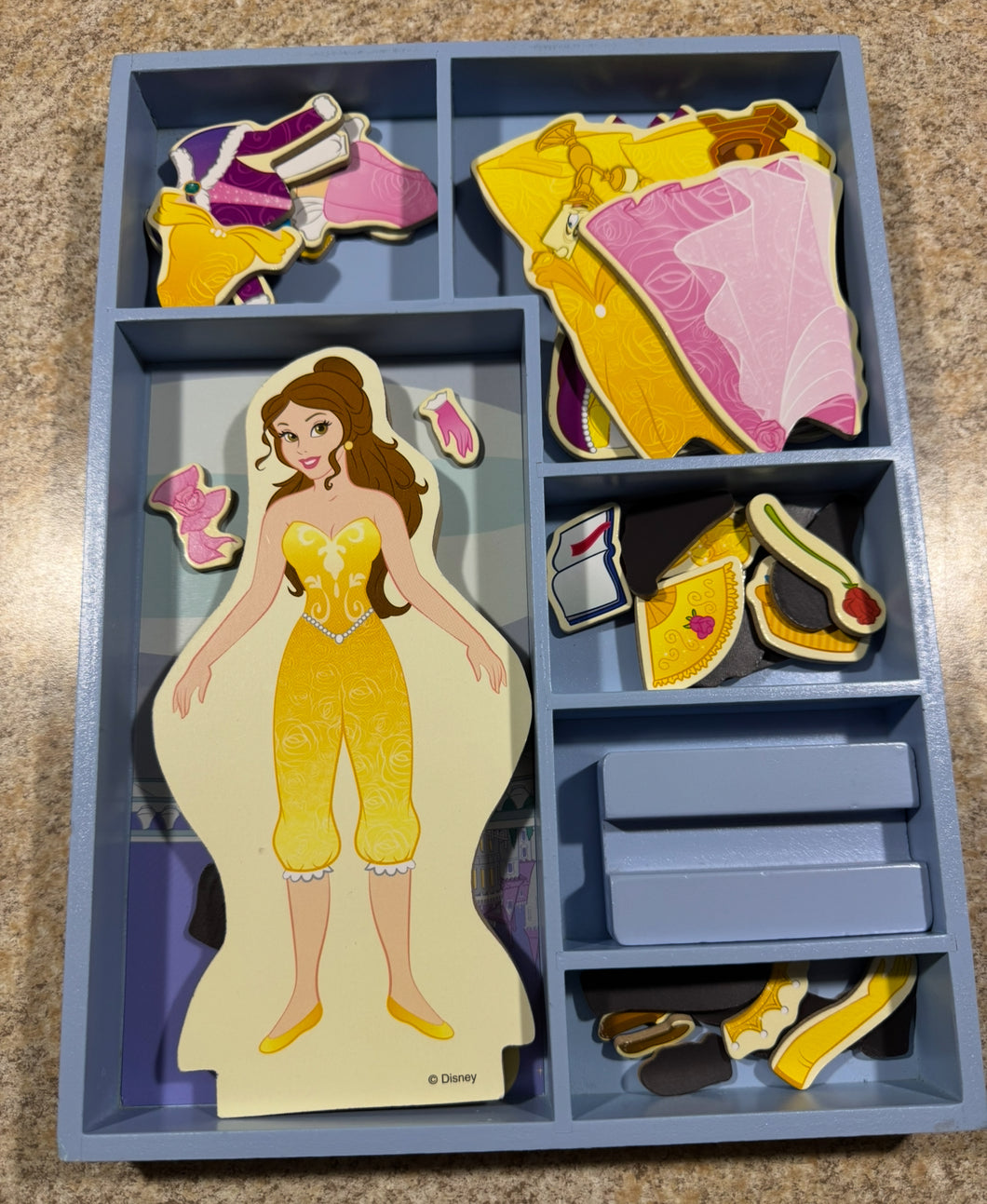 Disney princess dress up Wooden kit