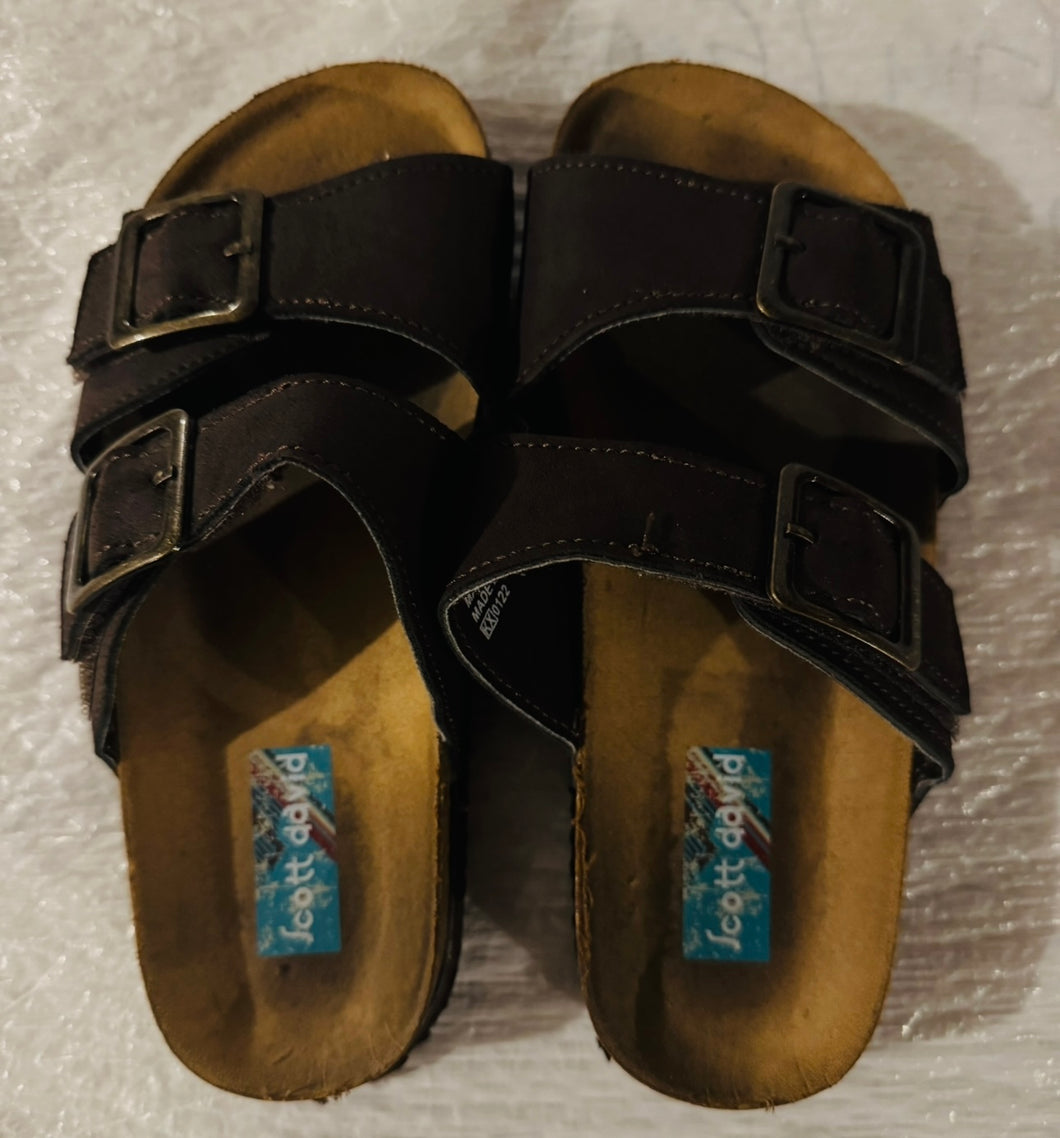Brown shoes for girls Size 2 - size Shoes-youth  2