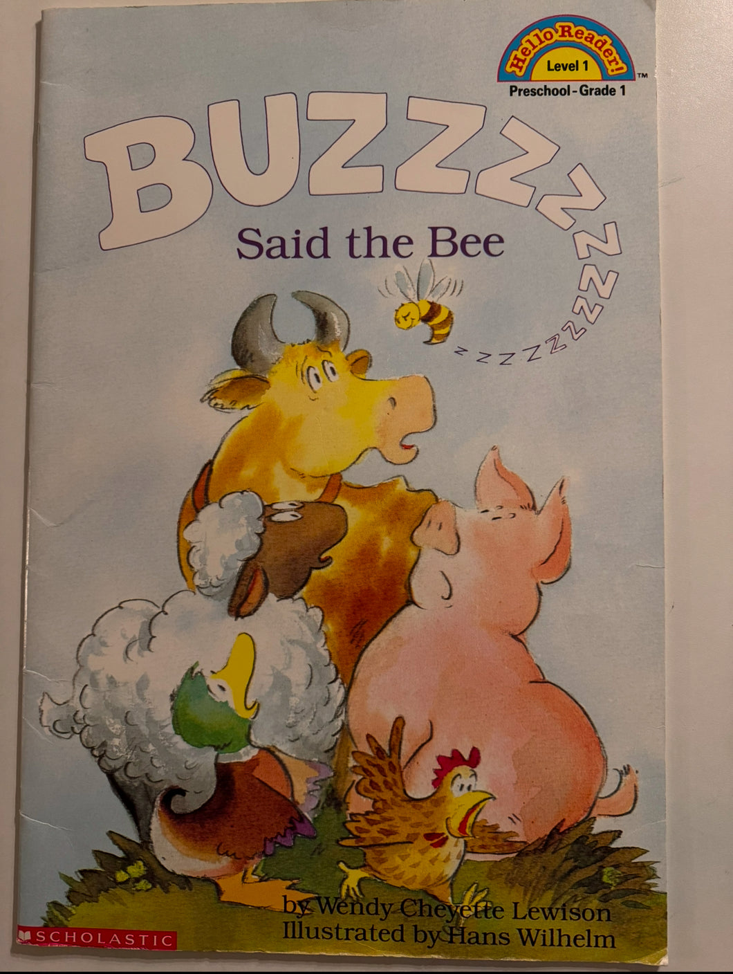 LARGE buzz said the bee Book